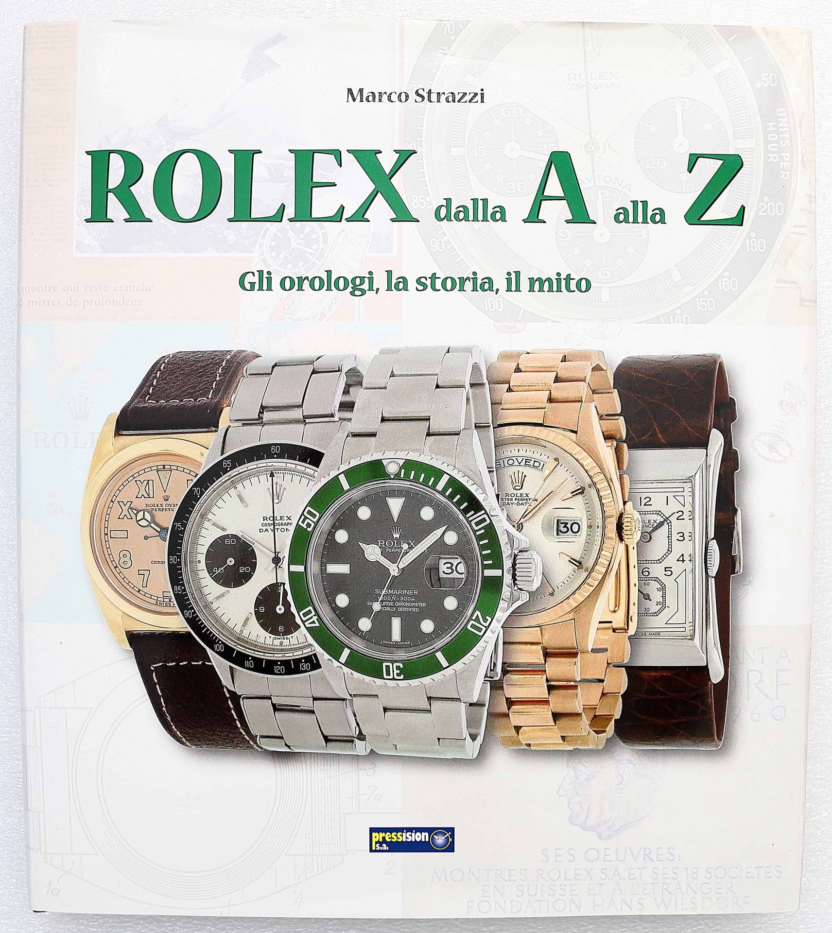 12103 Rolex dalla A alla Z Book by Marco Strazzi - Rare Watch Parts