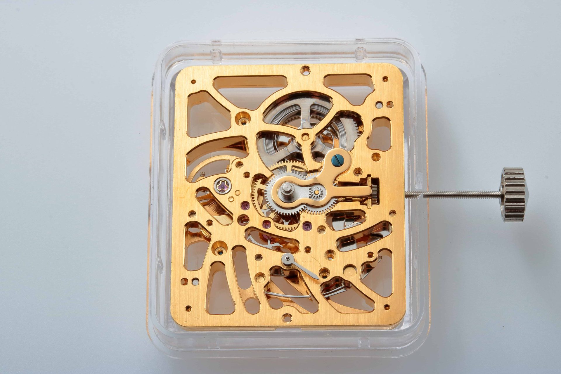 12544 Skeleton Watch Movement 2760-IP PTS Resources Manual Wind - Rare Watch Parts