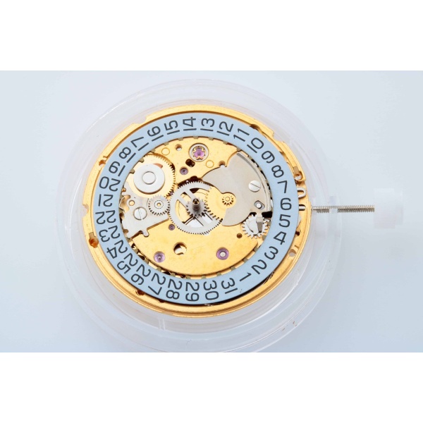 13308 Swiss Automatic Movement PTS Resources S6300 Gilt Watch Part - Rare Watch Parts