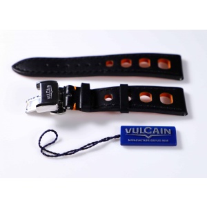 Vulcain Nautical 22MM Leather Strap with Vulcain Hang Tag