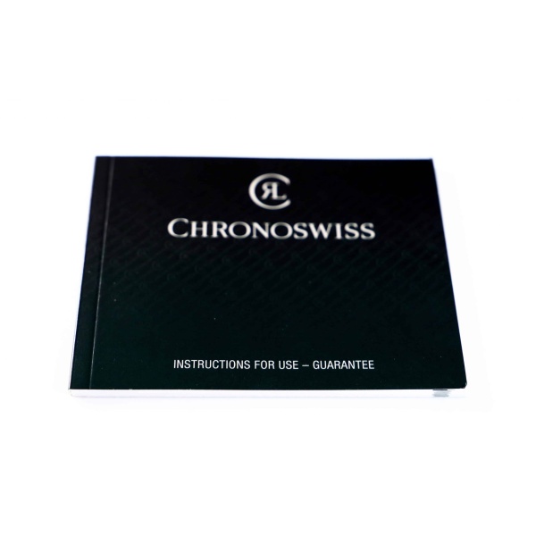 Chronoswiss Instruction Guarantee Warranty Booklet - Rare Watch Parts