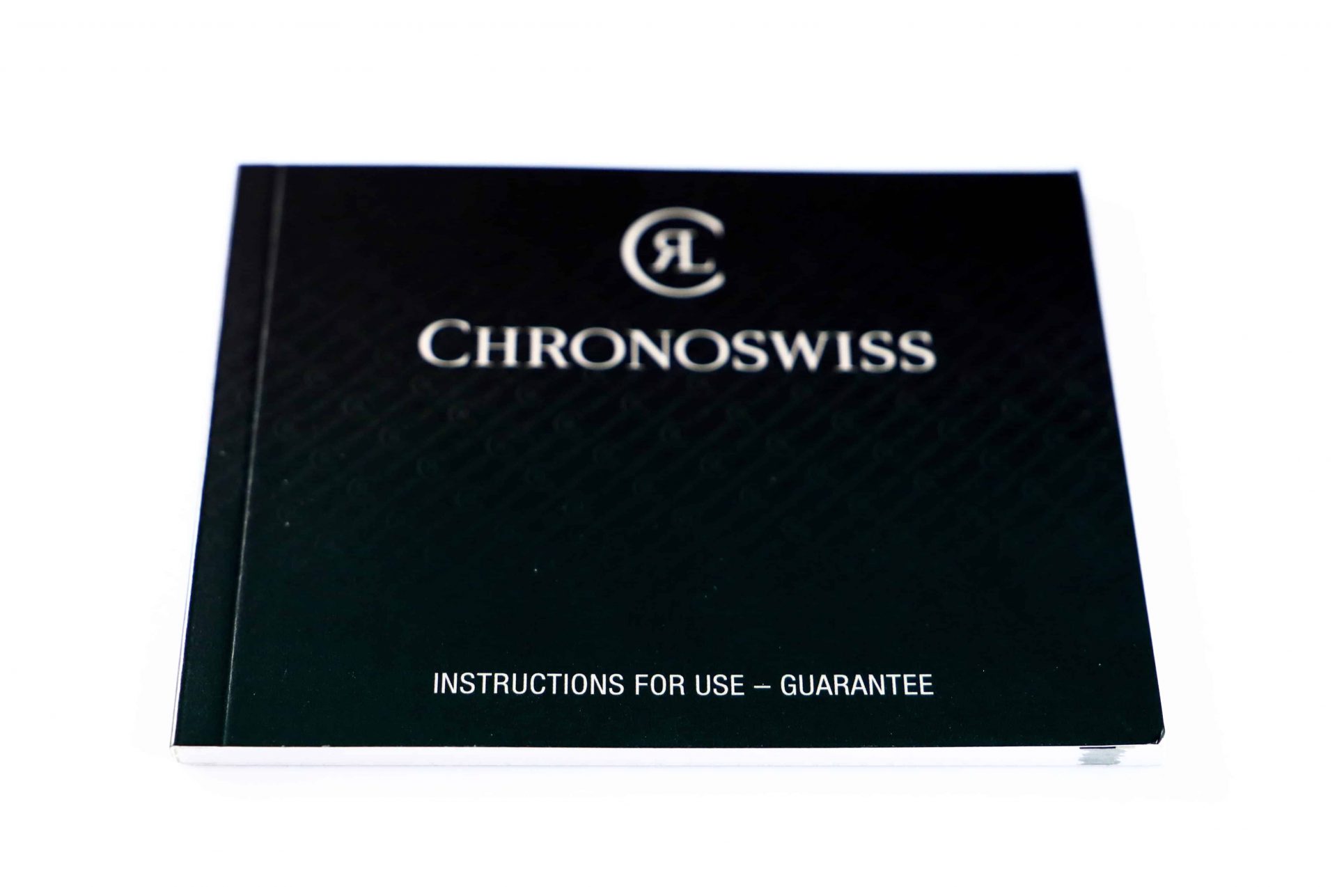 Chronoswiss Instruction Guarantee Warranty Booklet - Rare Watch Parts