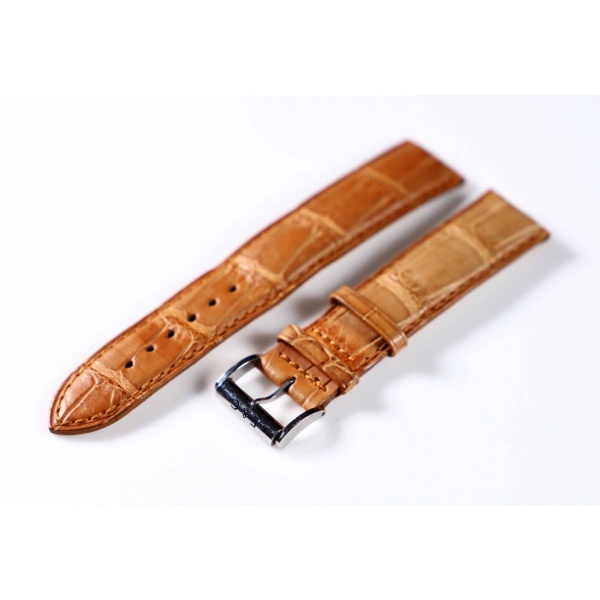 Eberhard & Co 19MM Alligator Strap with Eberhard & Co Tang Buckle - Rare Watch Parts