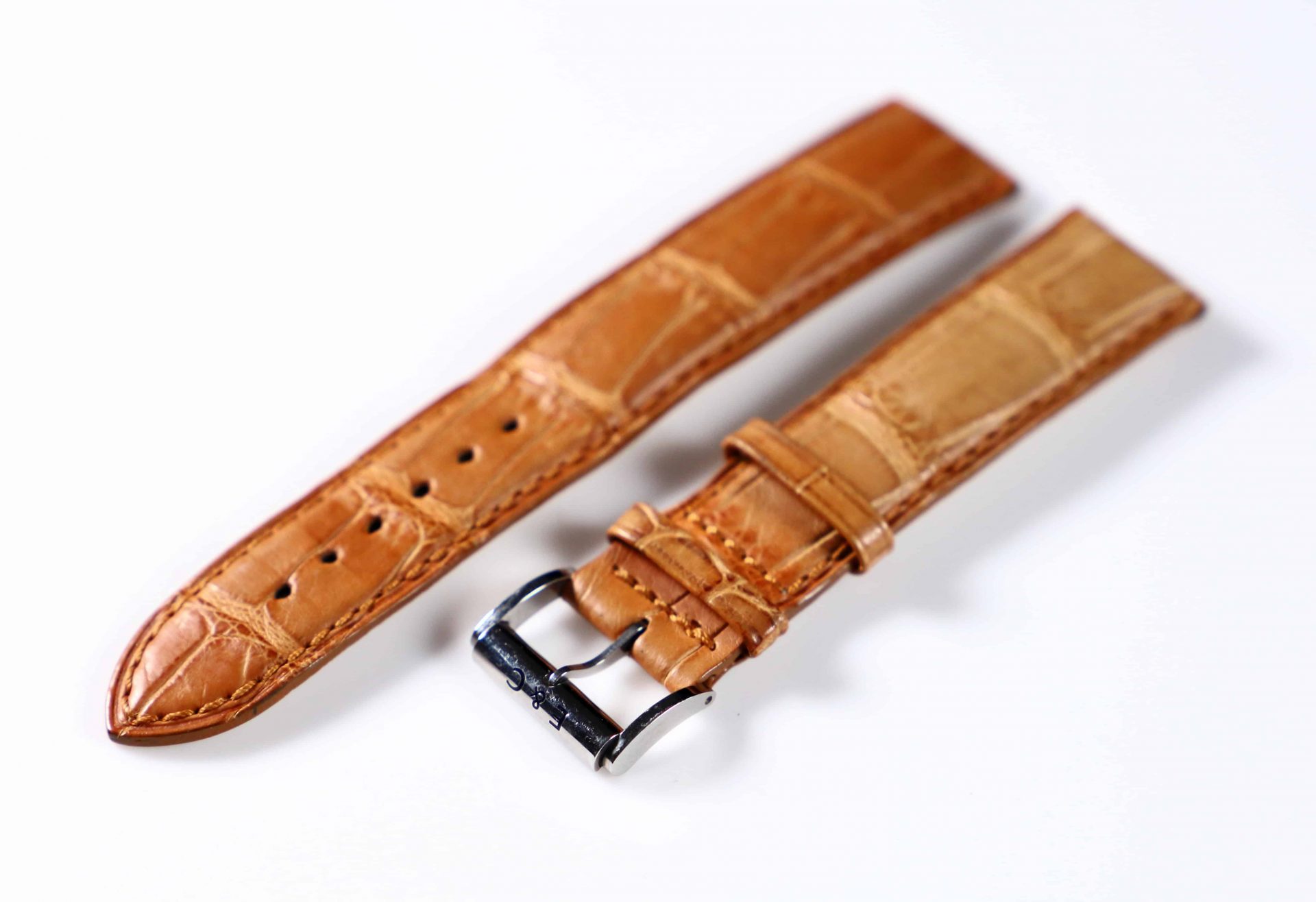 Eberhard & Co 19MM Alligator Strap with Eberhard & Co Tang Buckle - Rare Watch Parts