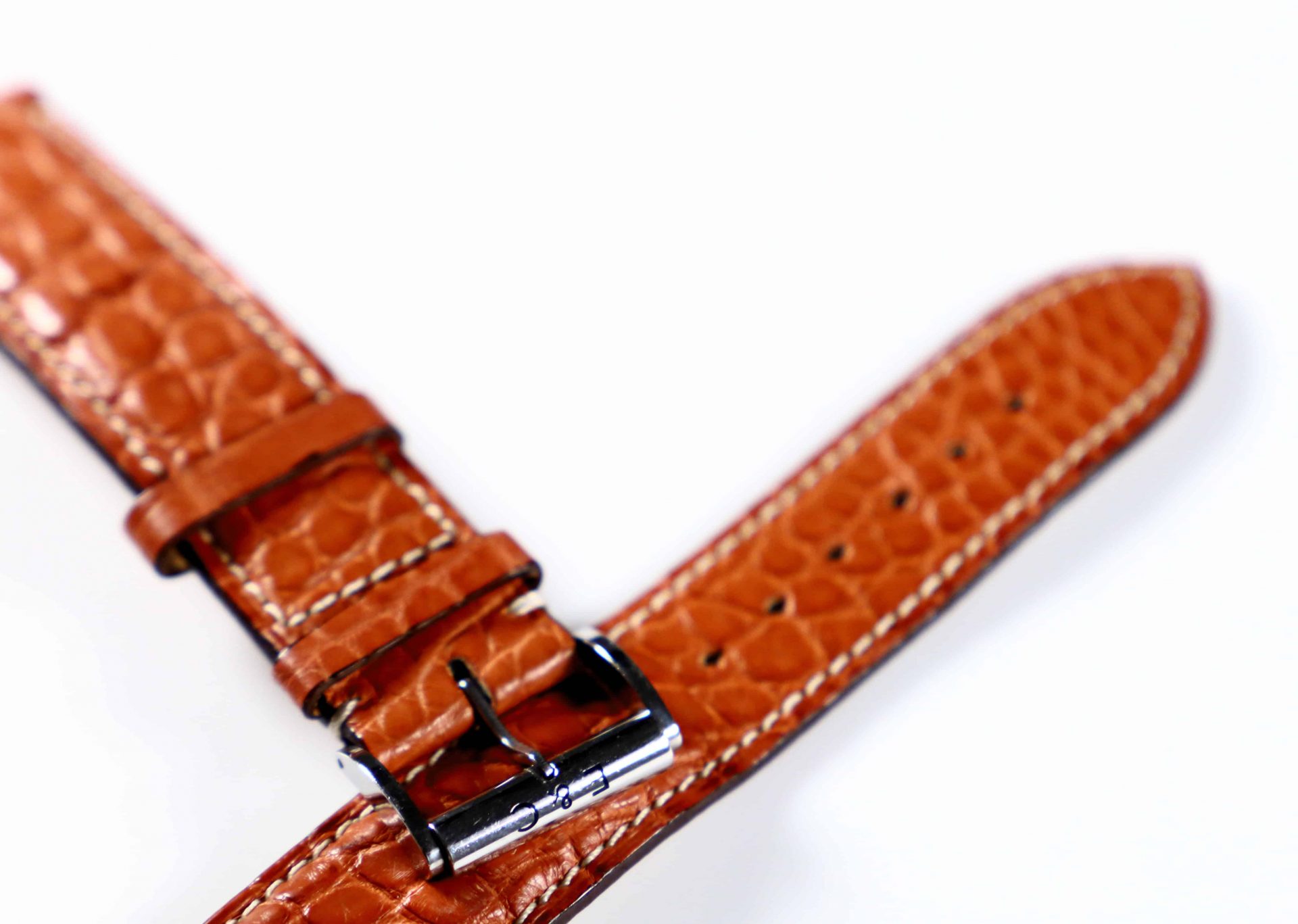 Eberhard & Co Alligator Strap with Eberhard Tang Buckle - Rare Watch Parts