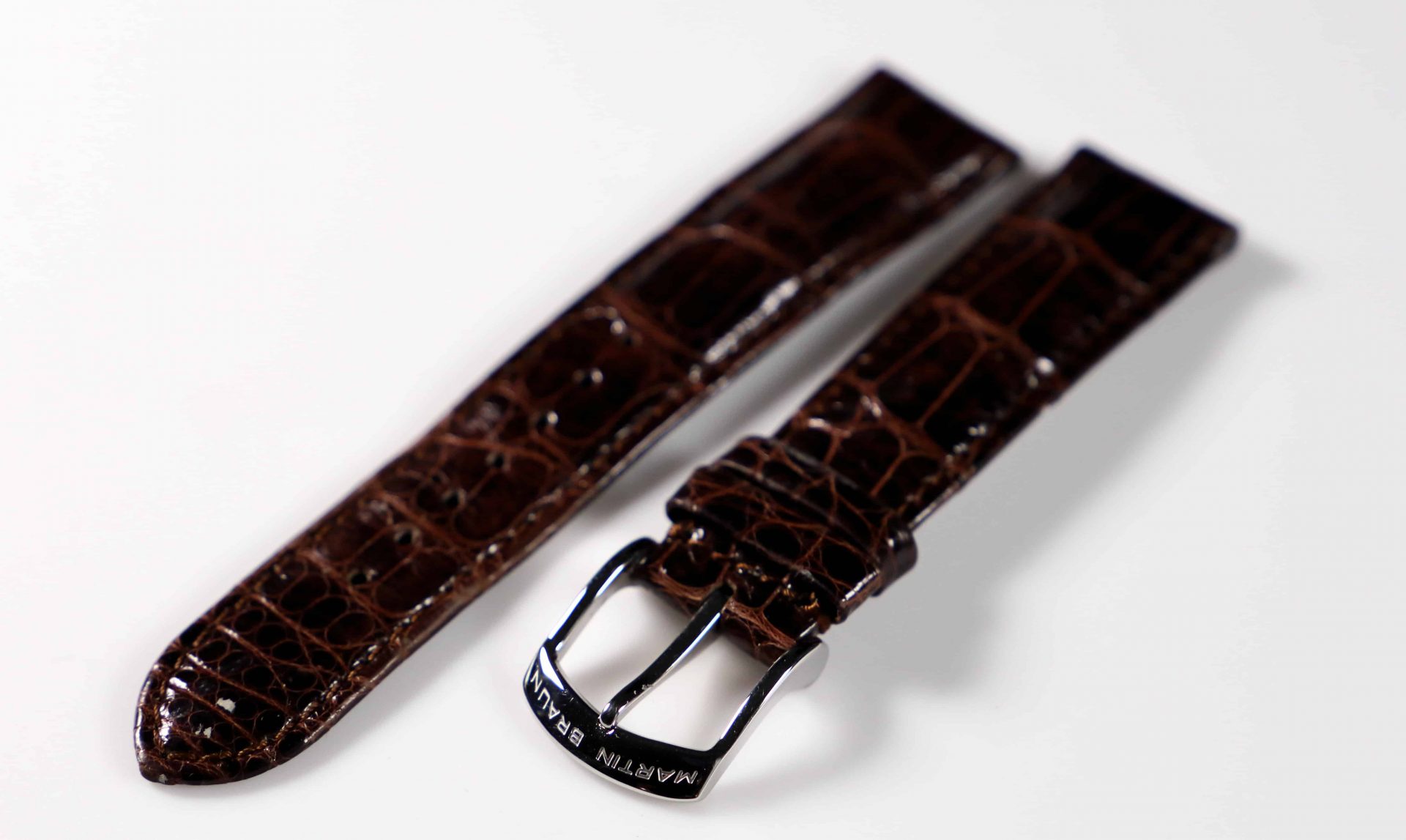 Martin Braun Alligator Strap 20mm - Rare Watch Parts