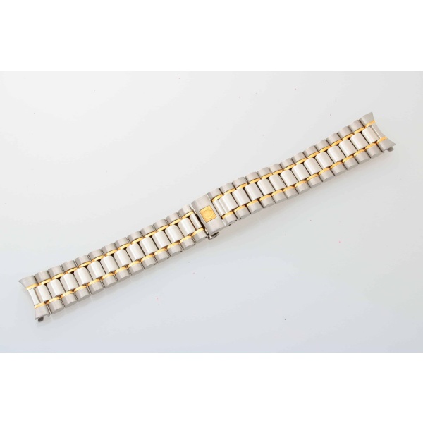 Omega 1489 814 Speedmaster 18MM Tutone Watch Bracelet - Rare Watch Parts