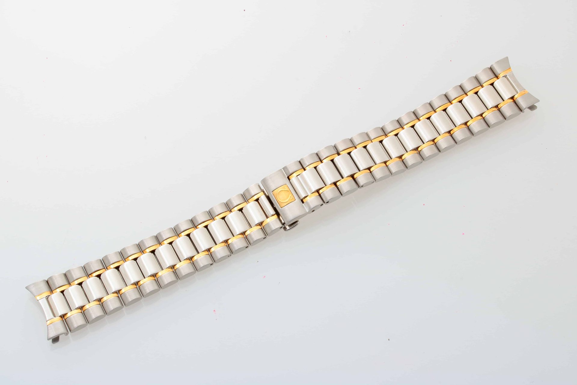 Omega 1489 814 Speedmaster 18MM Tutone Watch Bracelet - Rare Watch Parts