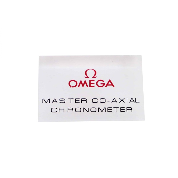 Omega Master Co-Axial Chronometer Display Sign - Rare Watch Parts