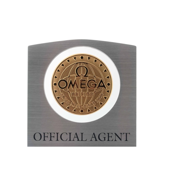Omega Official Agent Watch Dealer Display Sign Plaque - Rare Watch Parts