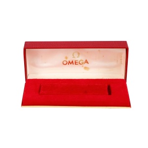 Omega Red Watch Box Vintage
