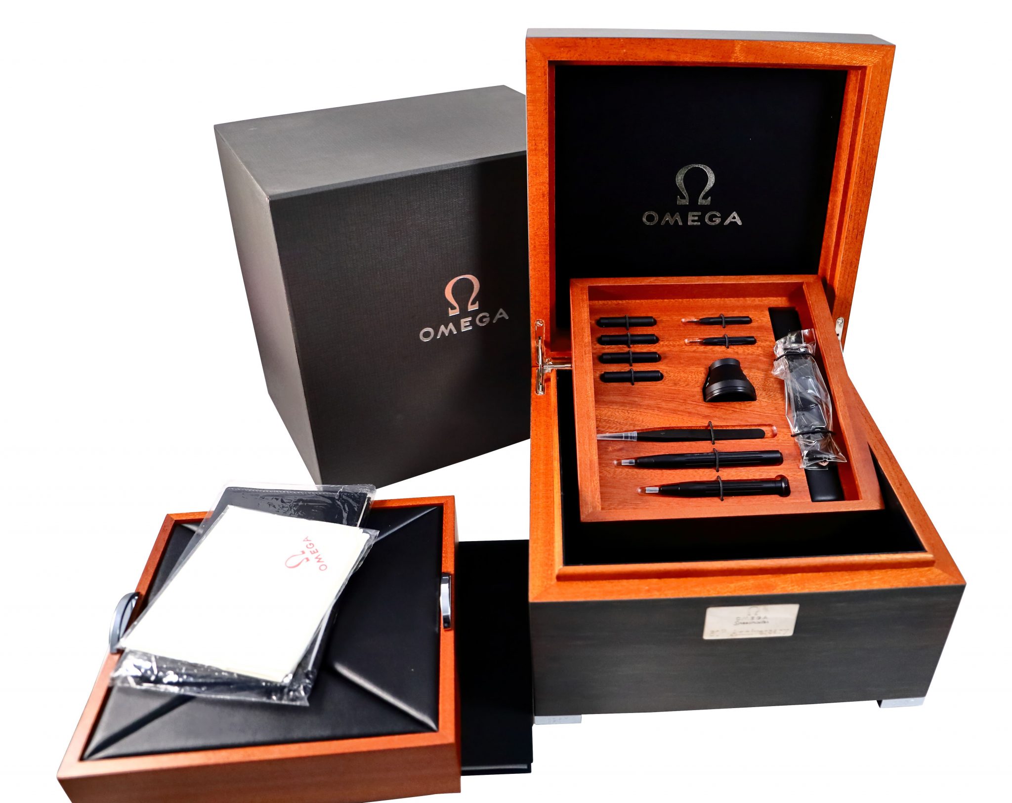 Omega Speedmaster 50th Anniversary Watchmaker Tools Watch Box - Rare Watch Parts