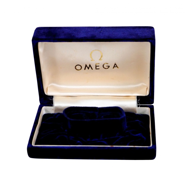 Omega Watch Box Royal Blue Vintage - Rare Watch Parts