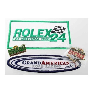 Rolex Daytona Racing Patches Pins Set 1996 1999 2000
