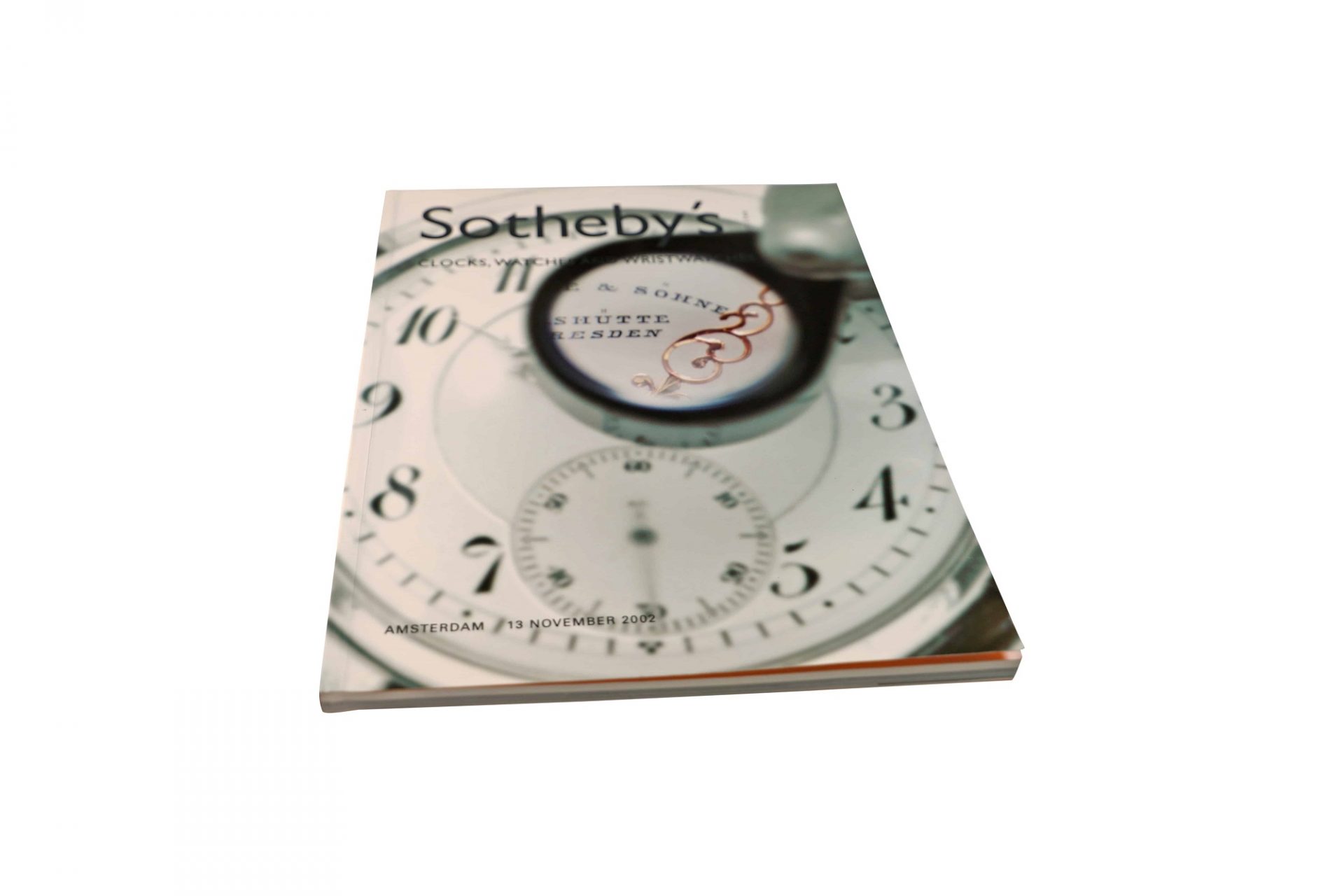 Sotheby's Clock, Watches And Wristwatches Amsterdam November 13, 2002 Auction Catalog - Rare Watch Parts