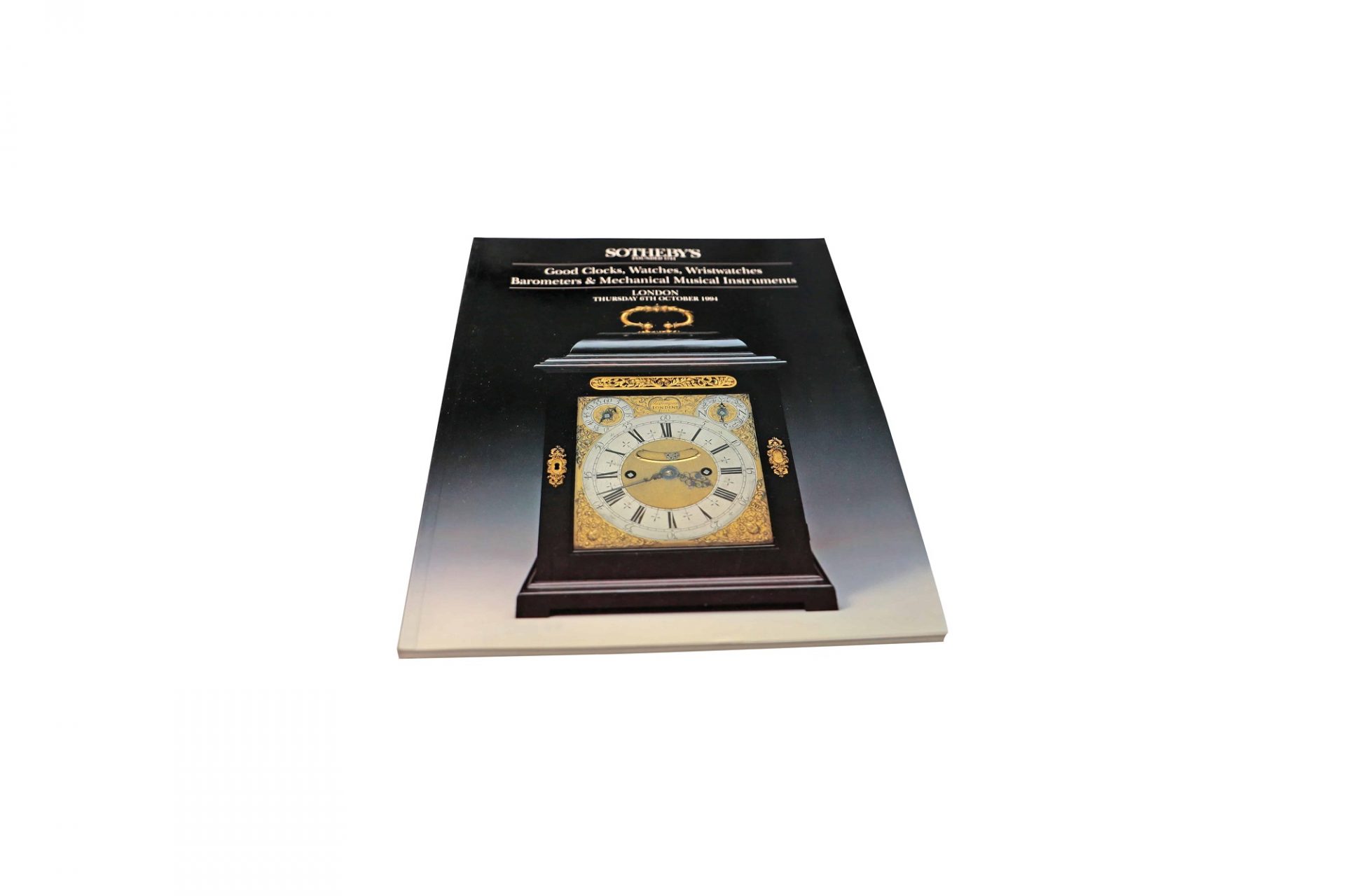 Sotheby's Good Clocks, Watches, Wristwatches Barometers And Mechanical Musical Instruments Landon October 11, 1994 Auction Catalog - Rare Watch Parts
