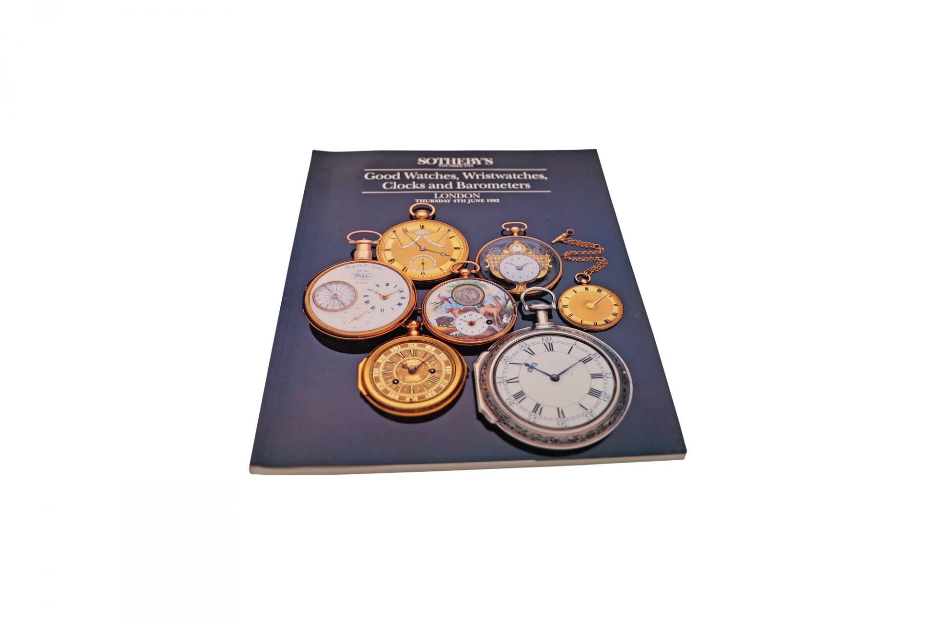 Sotheby's Good Watches, Wristwatches, Clocks And Barometers Landon June 4, 1992 Auction Catalog - Rare Watch Parts
