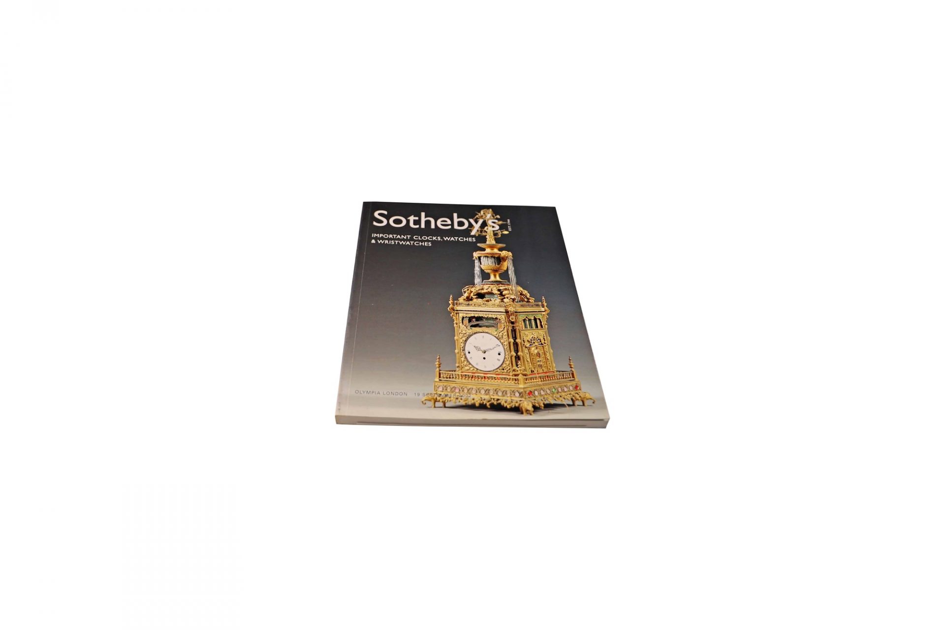 Sotheby's Important Clocks, Watches And wristwatches Landon September 19, 2002 Auction Catalog - Rare Watch Parts
