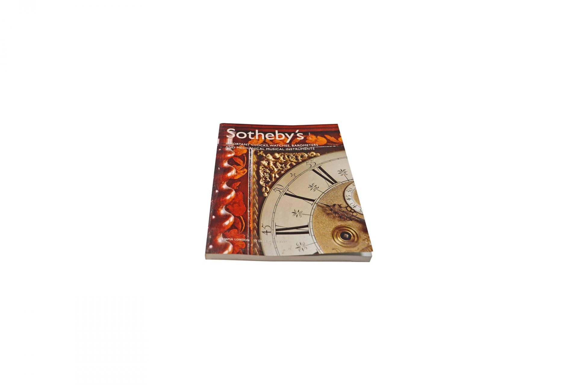 Sotheby's Important Clocks, Watches, Barometers And Mechanical Musical Instruments Landon December 19, 2001 Auction Catalog - Rare Watch Parts