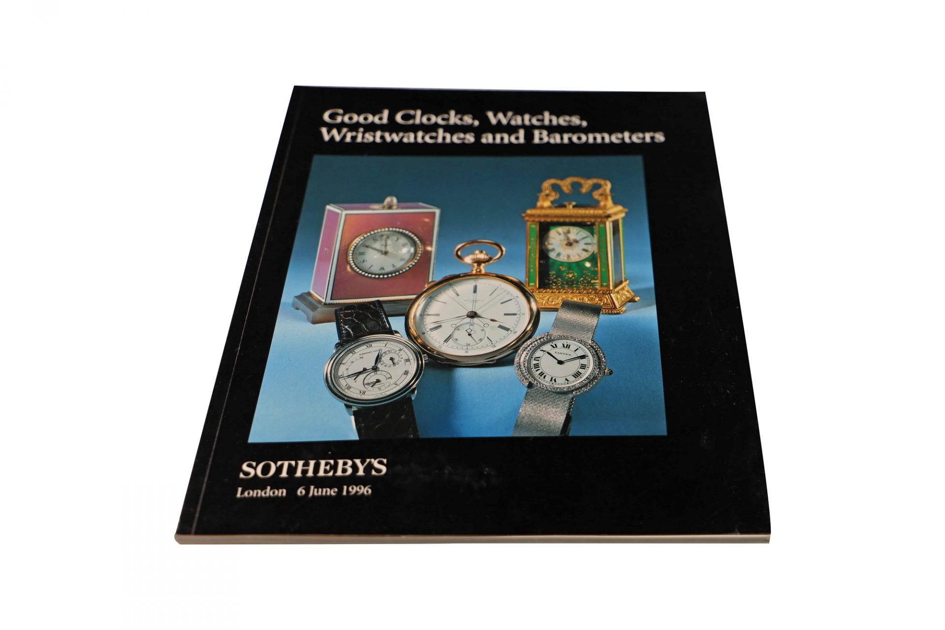 Sotheby's Important Clocks, Watches, wristwatches And Barometers Landon June 6, 1996 Auction Catalog - Rare Watch Parts