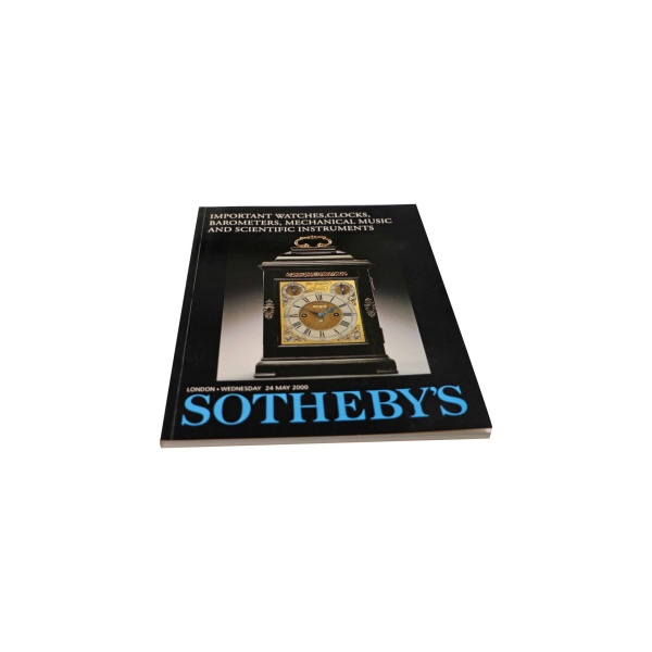 Sotheby's Important Watches, Clock Barometers Mechanical Music And Scientific Instruments Landon May 24, 2000 Auction Catalog - Rare Watch Parts