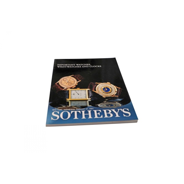 Sotheby's Important Watches, Wristwatches And Clock New York February 21, 2001 Auction Catalog - Rare Watch Parts