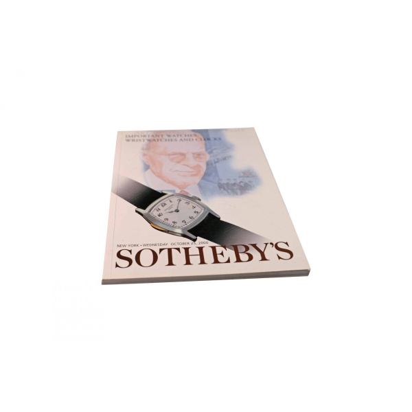 Sotheby's Important Watches, Wristwatches And Clock New York October 25, 2000 Auction Catalog - Rare Watch Parts