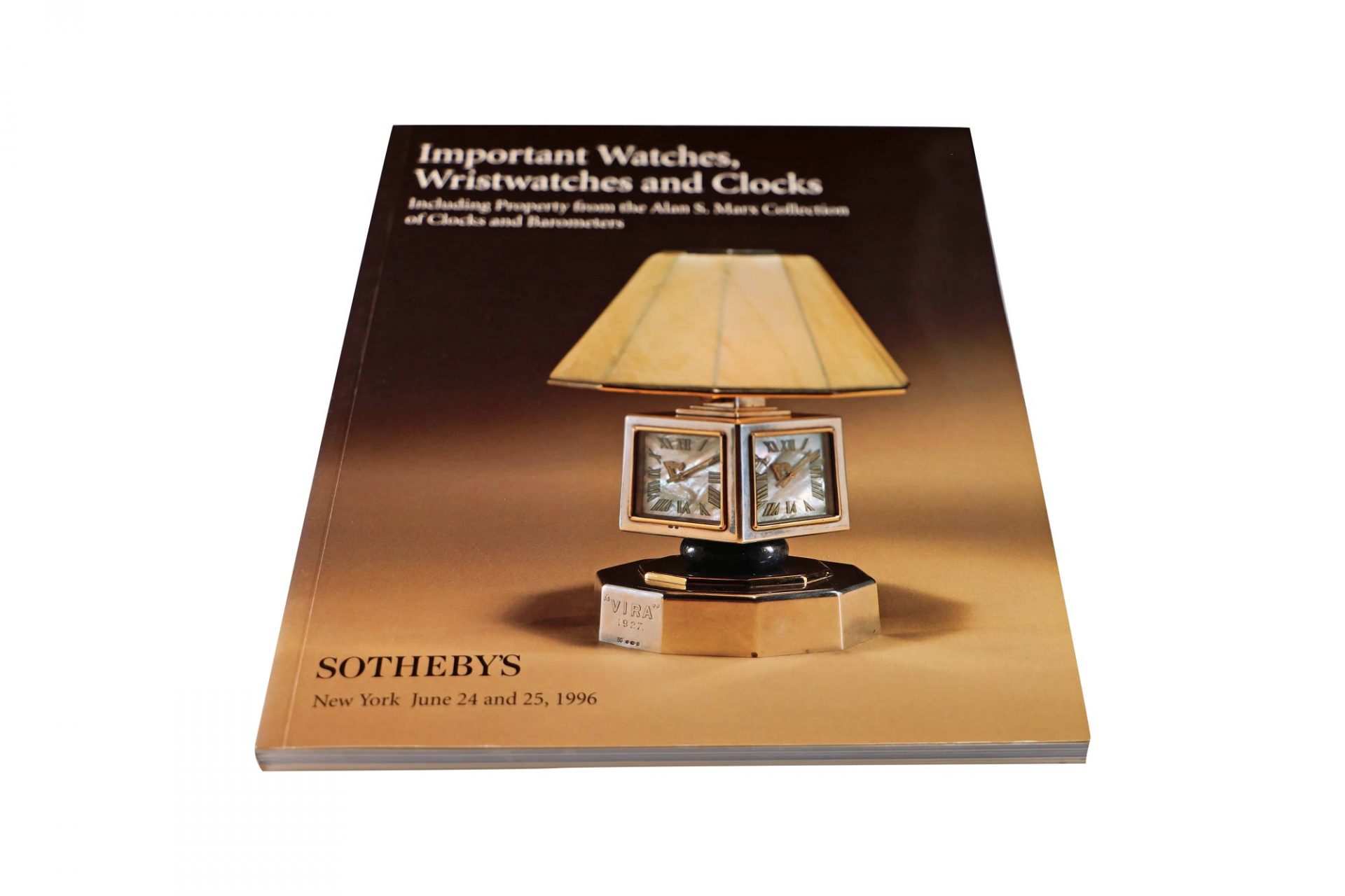 Sotheby's Important , Watches, wristwatches And Clocks New York June 25, 1996 Auction Catalog - Rare Watch Parts
