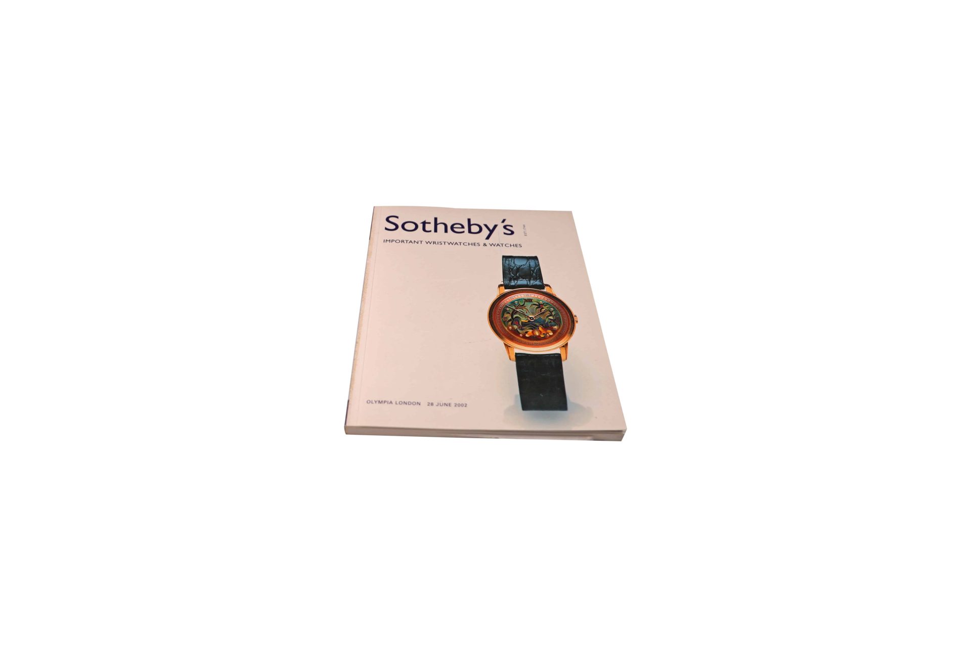 Sotheby's Important wristwatches And Watches Landon June 28, 2002 Auction Catalog - Rare Watch Parts