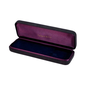 Tiffany & Co Purple & Black Vintage Watch Box