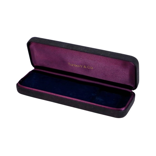 Tiffany Co Purple Black Vintage Watch Box - Rare Watch Parts