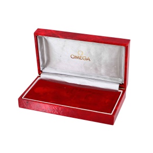 Red Omega Vintage Watch Box