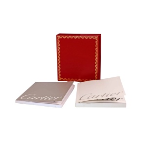Cartier Watch Warranty & Instruction Manual Booklets with Leather Sleeve