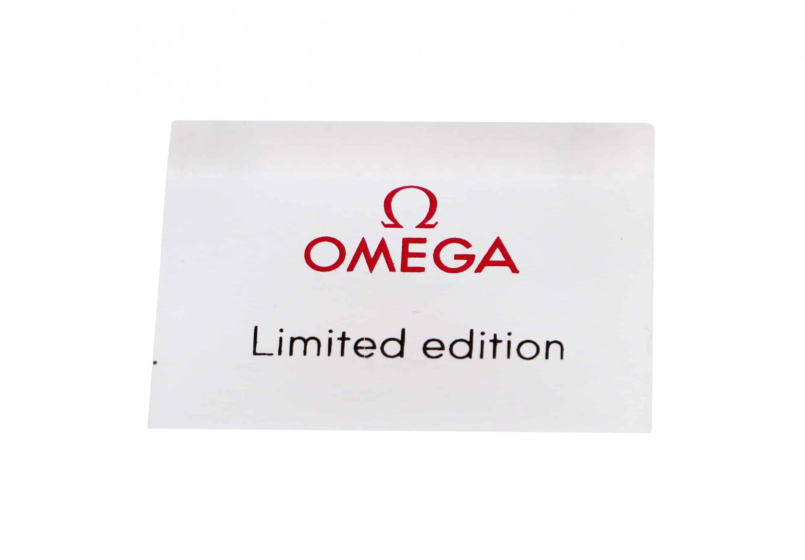 Omega Limited Edition Display Sign - Rare Watch Parts