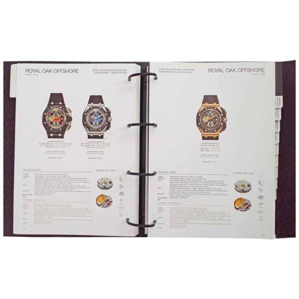 Audemars Piguet Dealer Master Binder Catalog - Rare Watch Parts