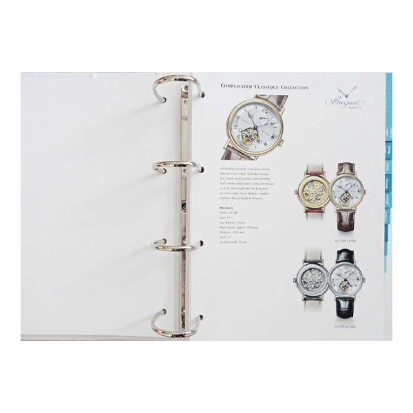 Breguet Authorized Dealer Master Watch Catalog Binder - Rare Watch Parts