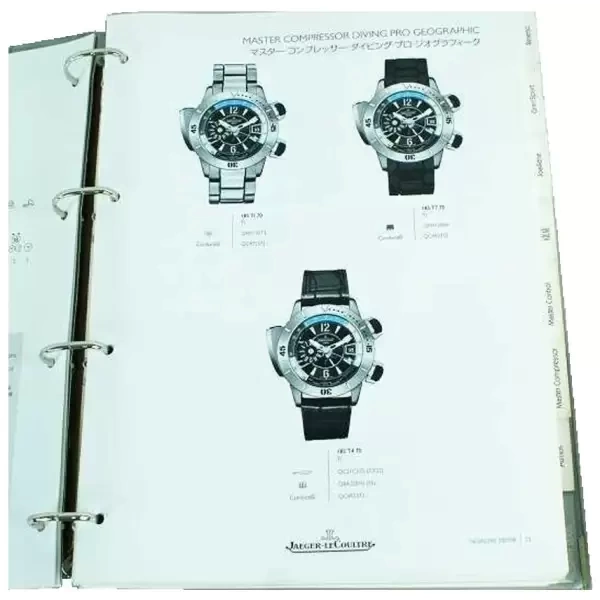 Jaeger-LeCoultre Authorized Dealer Master Catalog - Rare Watch Parts