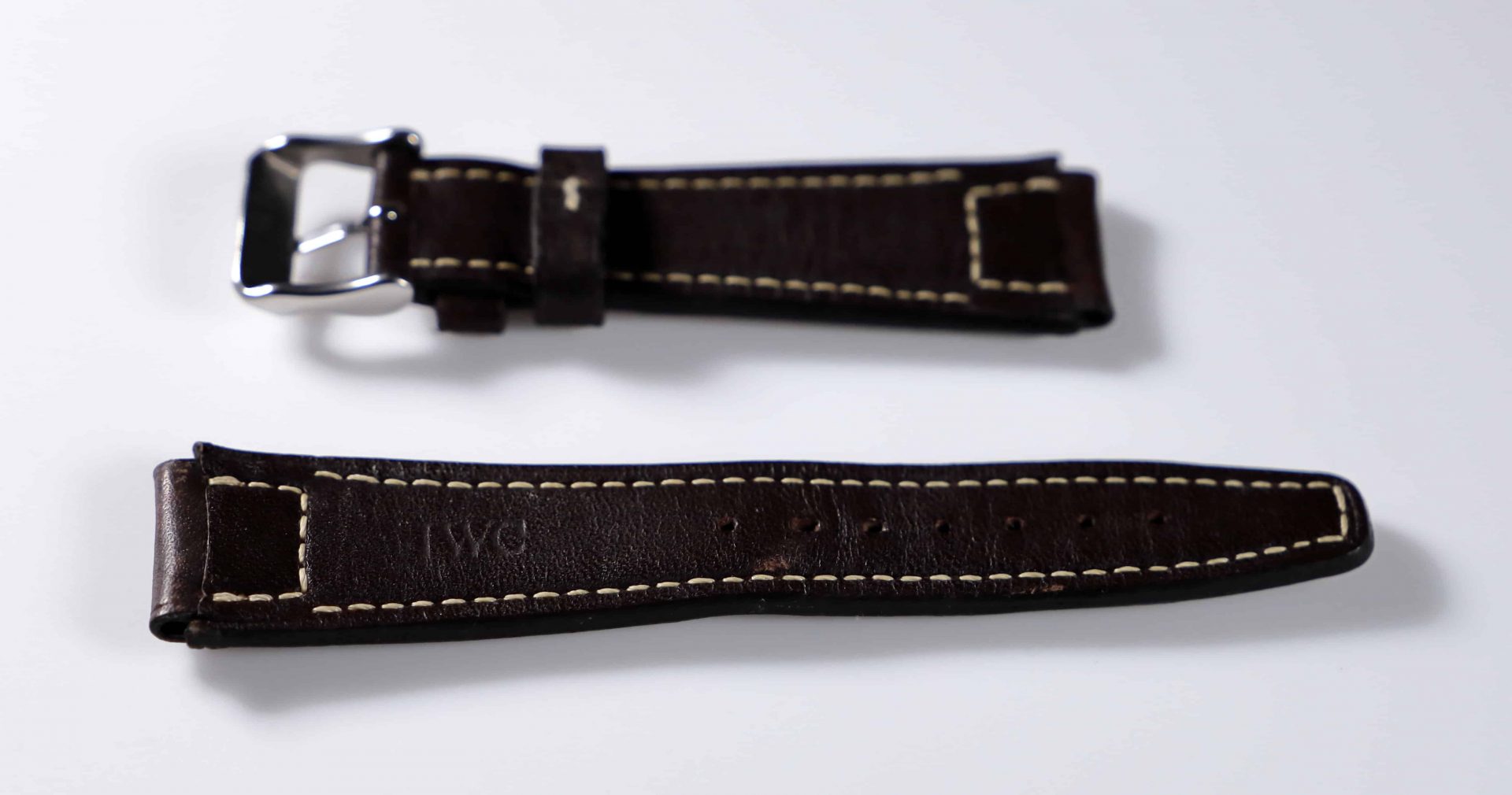 IWC 20MM Pilot Leather Strap with Generic Tang Buckle Rare Watch Parts